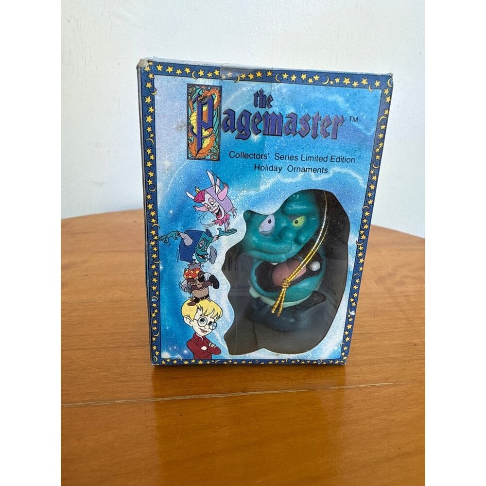 The Pagemaster Collectors Series Limited Edition Holiday Ornament 1994 Boxed
